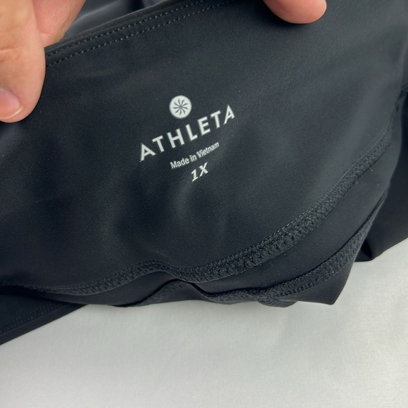 Athleta New Women’s 1X UPF 50+ Stellar Black Tight - Picture 3 of 10